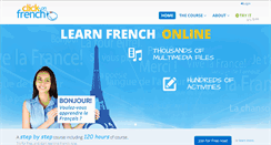 Desktop Screenshot of clickonfrench.com